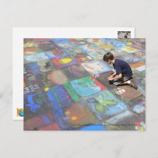 素晴絵を描らしい生活だ… ポストカード (正面/裏面)