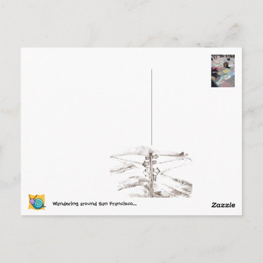 素晴絵を描らしい生活だ… ポストカード (裏面)