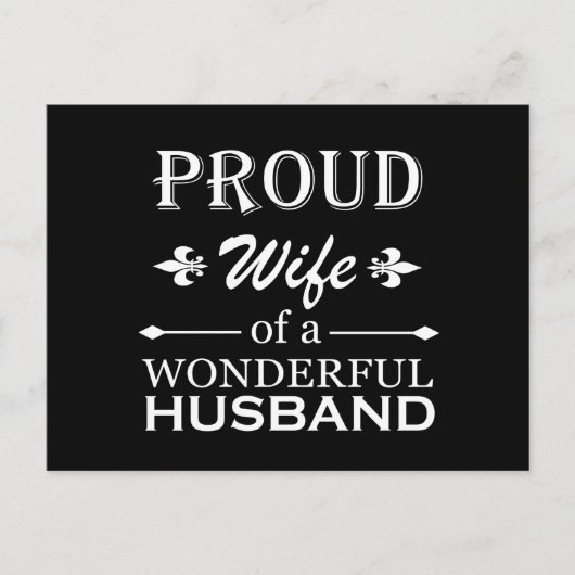 素晴誇りを持ったらしい夫の妻 シーズンポストカード (正面)