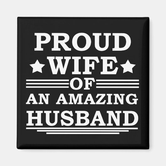 素晴誇りを持ったらしい夫の妻 マグネット (正面)