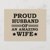 素晴誇りを持ったらしい妻の夫 シーズンポストカード (正面)