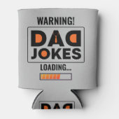 素晴警告らしい!パパジョークのアップロード装飾用クッション 缶クーラー (正面)