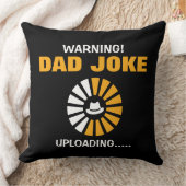 素晴警告らしい！パパジョークのアップロード クッション (ブランケット)