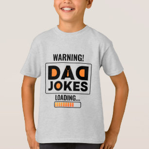 素晴警告らしい！パパジョークのロード Tシャツ