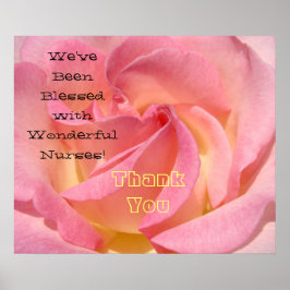 素晴賛美らしいナースアートプリントサンキューユーバラ ポスター