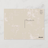 素朴ありがとうMason Jar Lovebirds Tan結婚. ポストカード (裏面)