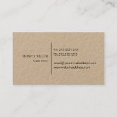 素朴いかりロゴクラフト名刺 名刺 (裏面)