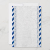 素朴いかり航海のブライダルシャワー招待状 招待状 (裏面)