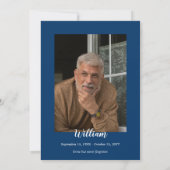 素朴いかり航海の写真お祝い 招待状 (裏面)