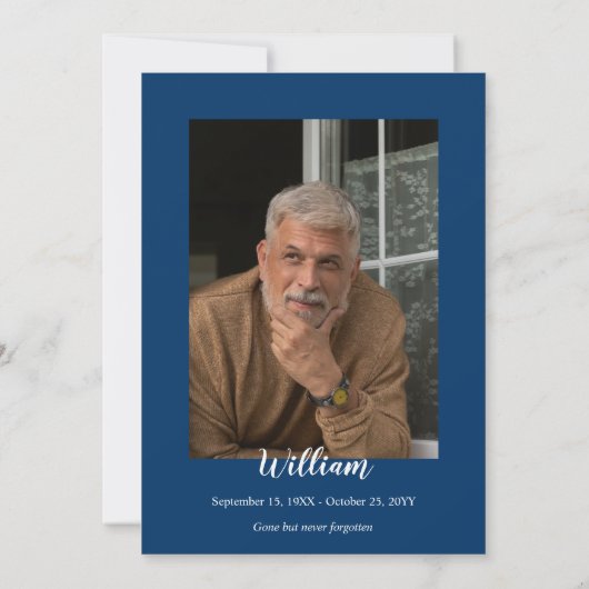 素朴いかり航海の写真お祝い 招待状 (裏面)