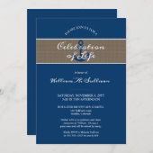 素朴いかり航海の写真お祝い 招待状 (正面/裏面)