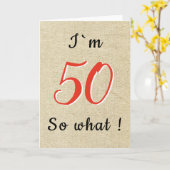 素朴おもしろい感動的引用文50誕生日 カード (黄色い花)