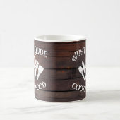 素朴おもしろい料理ギフト男性 – 「男の料理食べ物」 コーヒーマグカップ (中央)