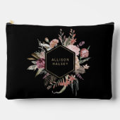 素朴お名前のワイルドフラワーフローラ アクセサリーポーチ (正面)