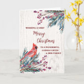 素朴お嫁さま カード (黄色い花)