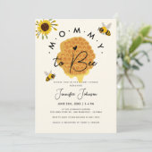 素朴お母さん赤ちゃん男女兼用シャワー 招待状 (スタンド正面)