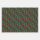 素朴お洒落クリスマスの木の包み紙 ラッピングペーパーシート (正面)