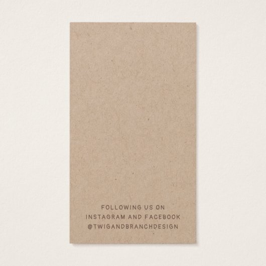 素朴お洒落輪花イヤリングディスプレイカード (裏面)