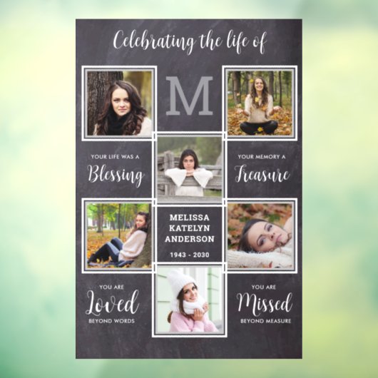 素朴お祝い記念撮ユニーク影6枚 ウィンドウサイン (シート3)