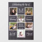 素朴お祝い記念撮ユニーク影6枚 ウィンドウサイン (シート)