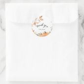 素朴かぼちゃありがとう ラウンドシール (バッグ)