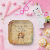 素朴かぼちゃのワゴン感謝祭紙プレート ペーパープレート (パーティー)