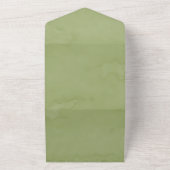 素朴かぼちゃ結婚とヒマワリ オールインワン招待状 (外側)