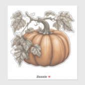 素朴かぼちゃ防水 シール (シート)