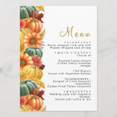 素朴かぼちゃ&フラワー結婚ズメニュー メニュー (正面)