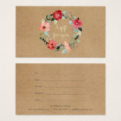 素朴かわいらしフローラ (正面&裏面)