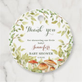 素朴きのこ&緑Thank You Woodland フェイバータグ (正面)