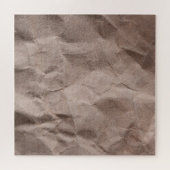 素朴くしゃくしゃになった紙:ヴィンテージテクスチャ ジグソーパズル (横)