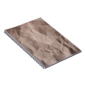 素朴くしゃくしゃになった紙:ヴィンテージテクスチャ ノートブック (右側)