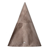 素朴くしゃくしゃになった紙:ヴィンテージテクスチャ パーティーハット (左)