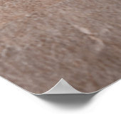 素朴くしゃくしゃになった紙:ヴィンテージテクスチャ ポスター (角)