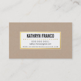 素朴くそっはっきりしたた黒スタイリッシュ金ゴールド 名刺