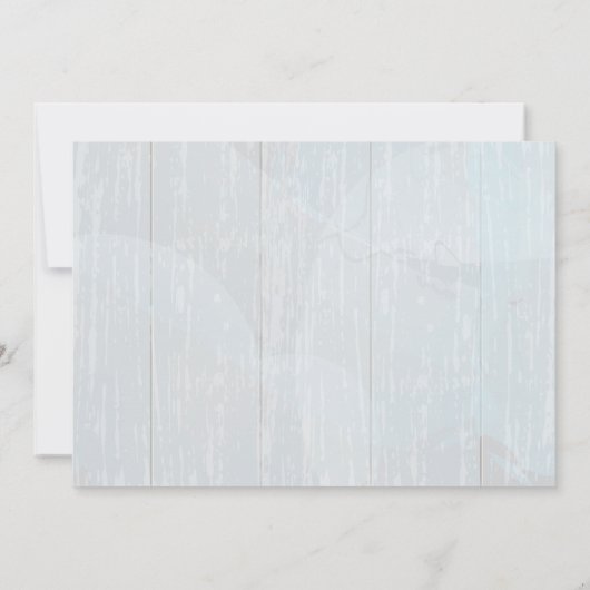 素朴つるのブルー・メイソン・ジャー結婚ズ 招待状 (裏面)