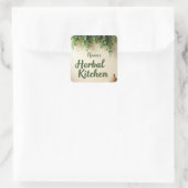 素朴つるハーブのキッチンジャー スクエアシール (バッグ)