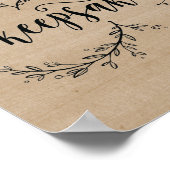 素朴つる植物お願い記名式 ポスター (角)