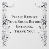 素朴つる植物取り外し可能なビニール窓の固着 ウィンドウサイン (シート)