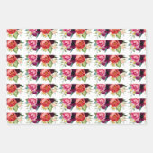 素朴でおしゃれな花束 ラッピングペーパーシート (正面2)