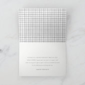 素朴でかわいいフルーツパンケーキの水彩ウェディングシャワー サンキューカード (内部)