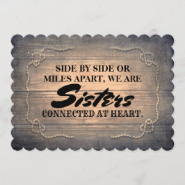 素朴でかわいい新婦付添人/メイド・オブ・オーナー（花嫁付き添い人）の提案 招待状