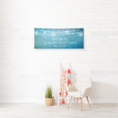 素朴でけれども夢みるような冬のSweet sixteenの旗 横断幕 (インサイチュ)