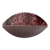 素朴でもつれたワイヤーの赤い絡み合ったネットワーク アメリカンフットボール (回転90)