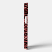 素朴でもつれたワイヤーの赤い絡み合ったネットワーク Case-Mate iPhoneケース (裏面 / 右)