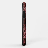 素朴でもつれたワイヤーの赤い絡み合ったネットワーク Case-Mate iPhoneケース (裏面/右)