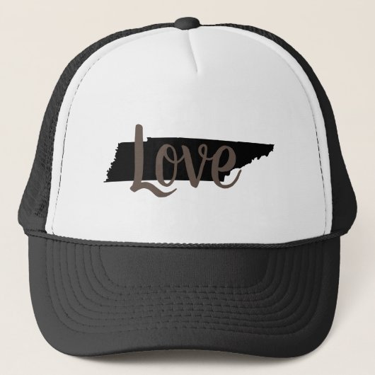 素朴でシックなテネシーLOVE in script キャップ (正面)