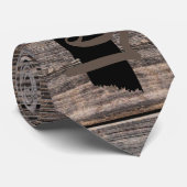 素朴でシックなテネシーLOVE in script ネクタイ (ロール)