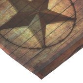 素朴でシックなバームウッドテキサス州スター結婚ウェスタン ショートテーブルランナー (コーナー)